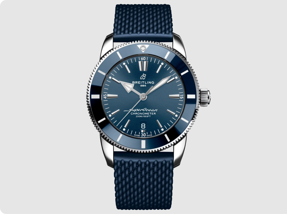 ブライトリングBreitling ブルーミリタリーレザー22/20mm 656x Часы Breitling Superocean Heritage B20 Automatic 44 AB2030161C1S1