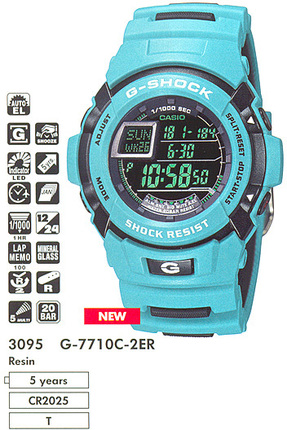 Часы CASIO G-7710C-2ER