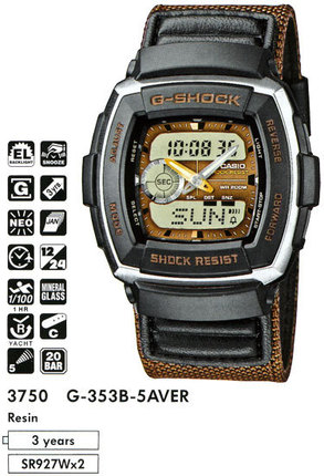Часы CASIO G-353B-5AVER