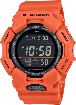 Наручные часы Casio (Касио) G-Shock с оранжевым корпусом купить по