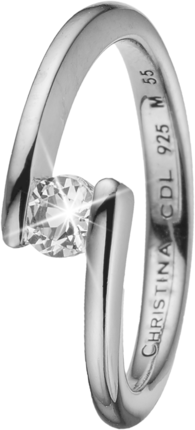 Кольцо CC 800-3.14.A/51 Supernova silver 