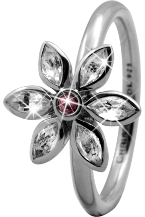 Кольцо CC 800-3.6.A/51 Marquise Flower silver 