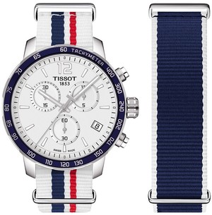Годинник Tissot Quickster NATO Chronograph T095.417.17.037.09