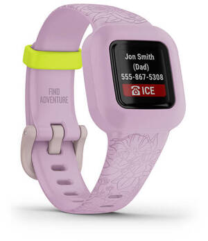 Смарт-часы Garmin Vivofit Jr. 3 Lilac Floral (010-02441-01)