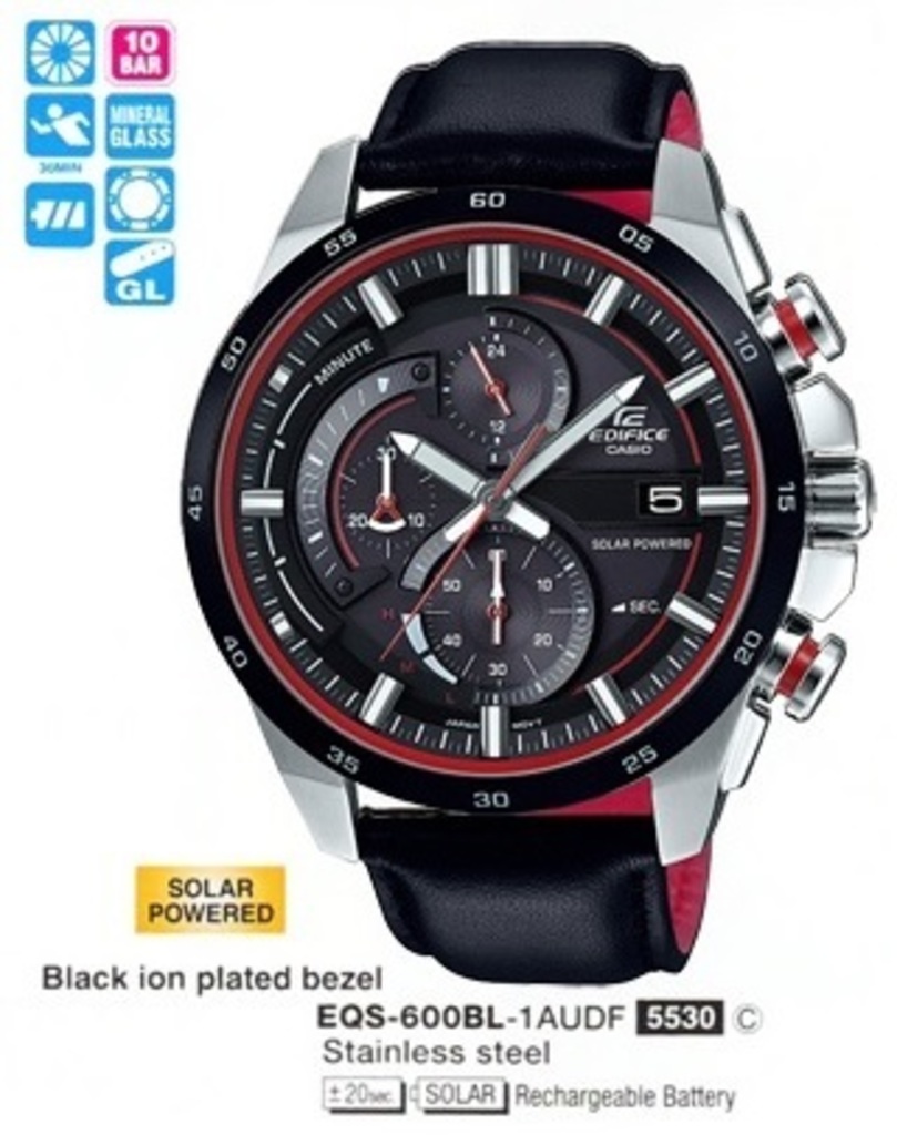 

Часы CASIO EQS-600BL-1AUEF, EQS-600BL-1AUEF