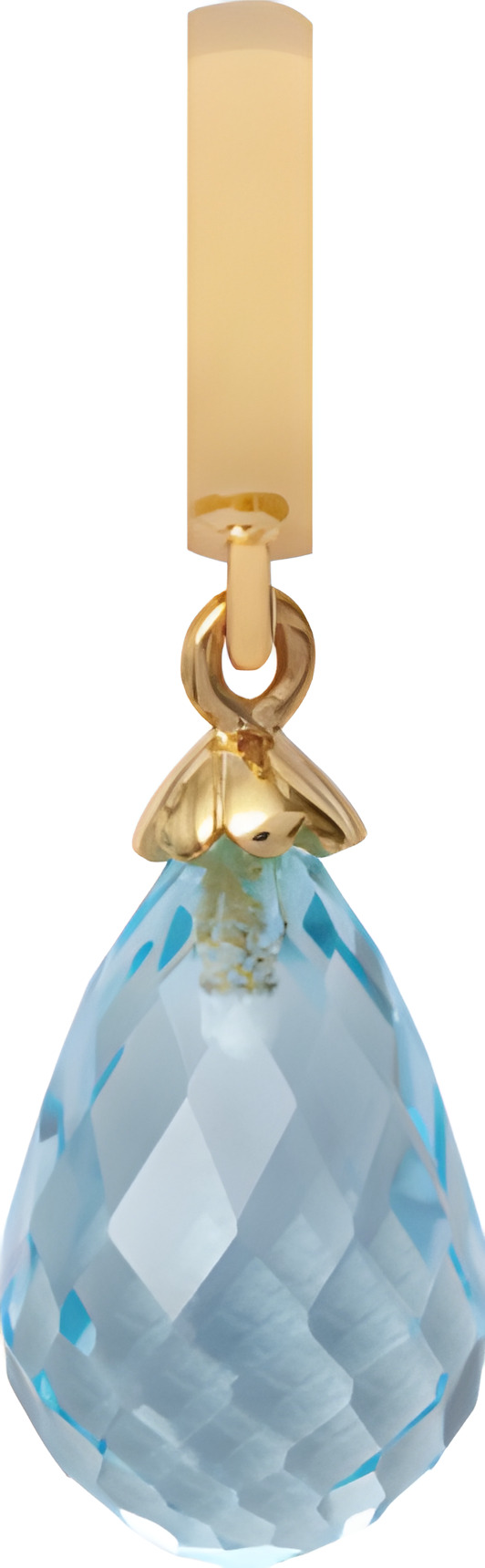 

Шарм CC hangers - sky topaz drop 610-G01 Sky, hangers - sky topaz drop 610-G01 Sky