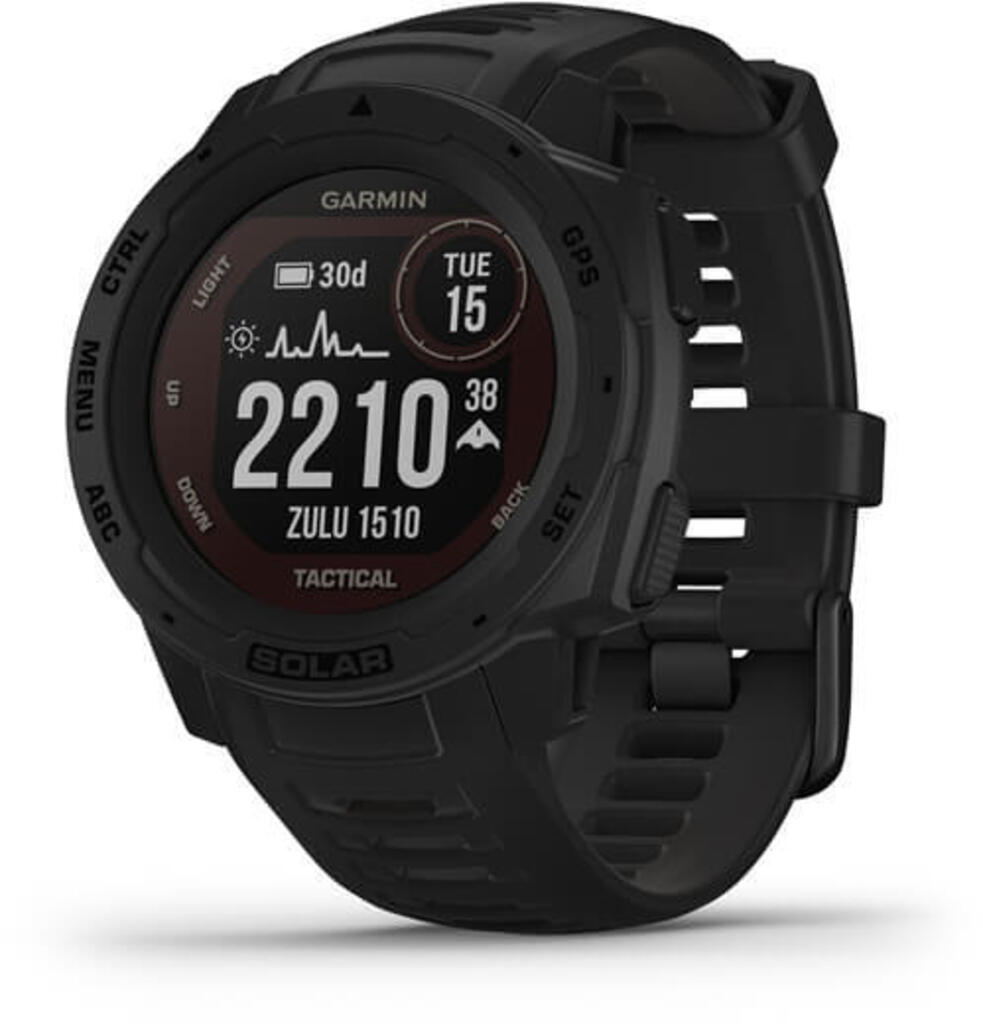 

Смарт-часы Garmin Instinct Solar Tactical Edition Black (010-02293-03), 010-02293-03