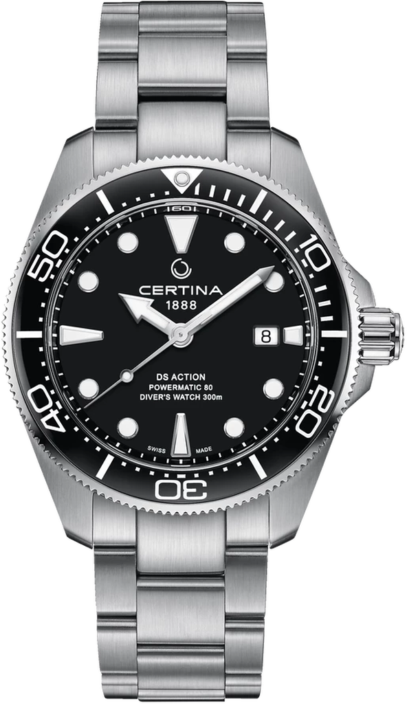 Часы Certina DS Action Diver 43mm Powermatic 80 C032.607.11.051.00